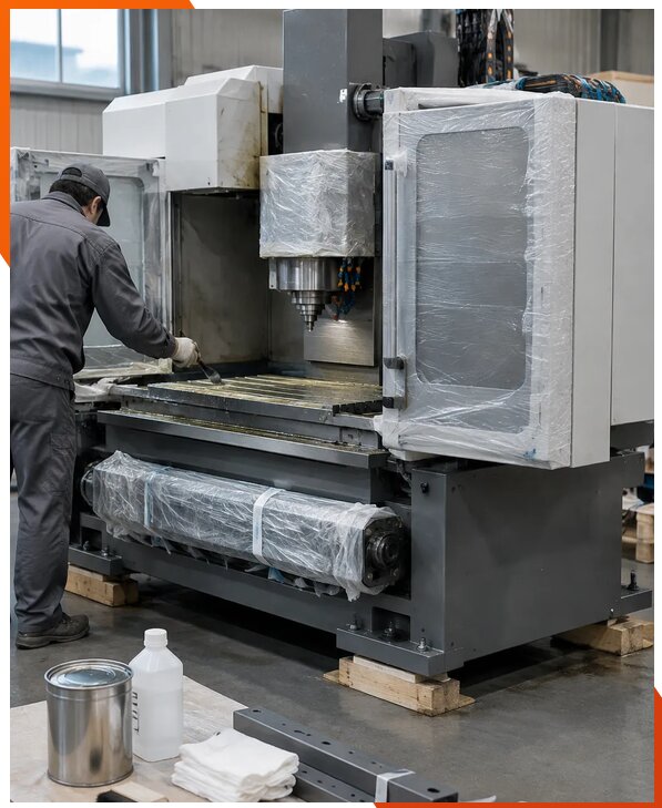 Консервация станков перед перевозкой в Горном-Алтайске